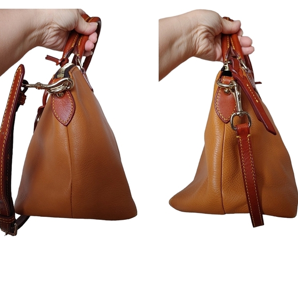 Dooney & Bourke Dillen Leather Satchel Crossbody Bag - Picture 12 of 16